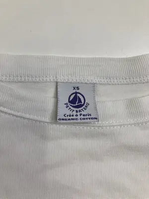 PETIT BATEAU/プチバトー/Tシャツ/カットソー/トップス/ホワイト/XS