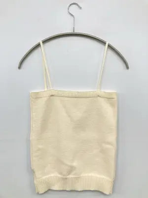 mily bilet/キャミソール/トップス/アイボリー/M