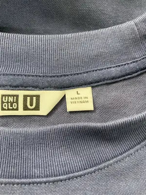 UNIQLO U/ユニクロユー/Tシャツ/カットソー/トップス/ネイビー/L