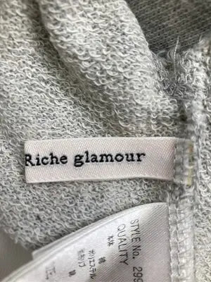 Riche glamour/リシェグラマー/ベスト/トップス/グレー/M
