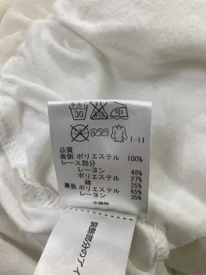any sis/エニィスィス/Tシャツ/カットソー/トップス/ホワイト/2      B 81-85     T 158-164