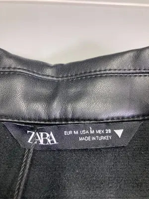 ZARA/ザラ/レザージャケット/ジャケット/アウター/ブラック/USA M