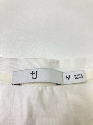 +J/プラスジェイ/Tシャツ/カットソー/トップス/ホワイト/M