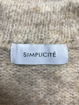 SIMPLICITE/サンプリシテ/ニット/セーター/トップス/ベージュ