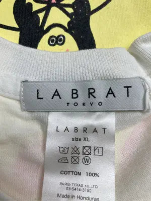LABRAT TOKYO/Tシャツ/カットソー/トップス/ホワイト/XL