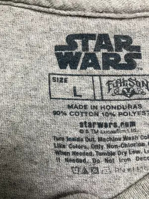 STARWARS/スターウォーズ/Tシャツ/カットソー/トップス/グレー/L