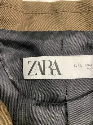 ZARA/ザラ/テーラードジャケット/ジャケット/アウター/ブラウン/EUR L/USA L/MEX 30