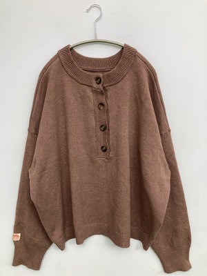 JaVa/ジャバ/ニット/セーター/トップス/ブラウン/L