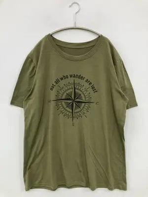 Tシャツ/カットソー/トップス/カーキ