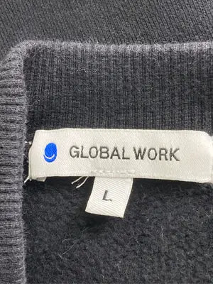 GLOBAL WORK/グローバルワーク/スウェット/トップス/ブラック/L