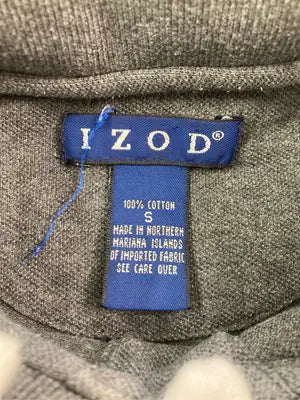IZOD/アイゾッド/ポロシャツ/トップス/グレー/S