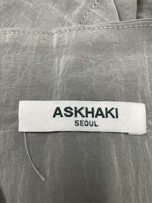 ASKHAKI/ジャンパースカート/ワンピース/ドレス/グレー/4