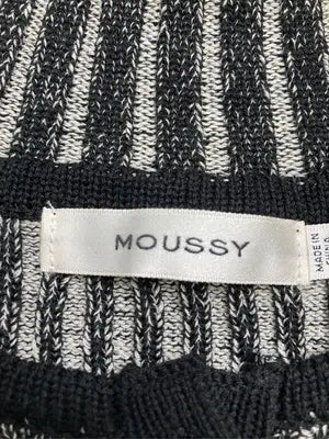 MOUSSY/マウジー/Tシャツ/カットソー/トップス/ブラック/F