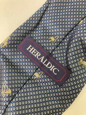 HERALDIC/ネクタイ/ファッション雑貨/ネイビー