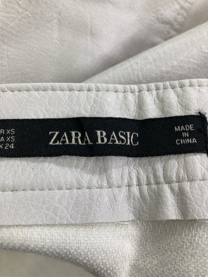 ZARA/ザラ/ショート/ミニスカート/スカート/ホワイト/XS