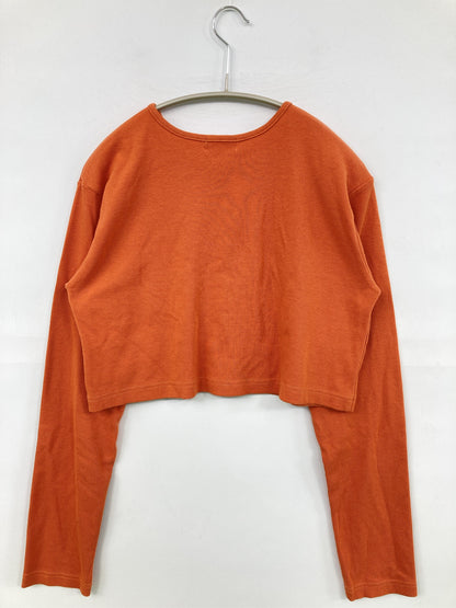 nemne/ネンネ/カーディガン/ボレロ/トップス/オレンジ/フリー