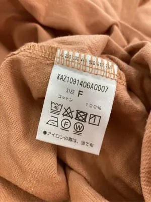 Kastane/カスタネ/Tシャツ/カットソー/トップス/ブラウン/F