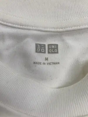 UNIQLO/ユニクロ/Tシャツ/カットソー/トップス/ホワイト/M