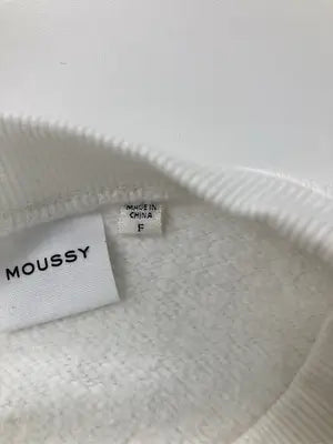 MOUSSY/マウジー/スウェット/トップス/ホワイト/F