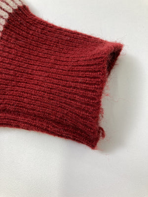 FLASH BLUE/フラッシュブルー/ニット/セーター/トップス/レッド/M