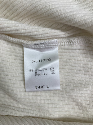GLACIER/グラシア/ニット/セーター/トップス/アイボリー/L