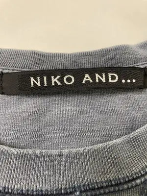 niko and .../ニコアンド/Tシャツ/カットソー/トップス/グレー/M