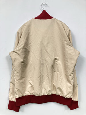 le coq sportif/ルコックスポルティフ/ジャージ/トラックジャケット/トップス/アイボリー/XO  胸囲90-94  身長172-178