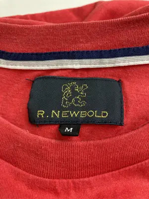 R.NEWBOLD/アールニューボールド/Tシャツ/カットソー/トップス/レッド/M