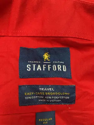 STAFFORD/スタッフォード/シャツ/ブラウス/トップス/レッド/XL   17-17 1/2