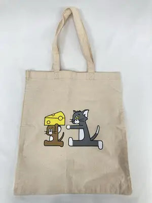TOM and JERRY/トムアンドジェリー/トートバッグ/バッグ/アイボリー