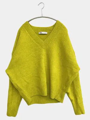 ZARA/ザラ/ニット/セーター/トップス/ライトグリーン/S