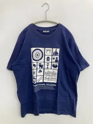 SAKAKI/Tシャツ/カットソー/トップス/ネイビー