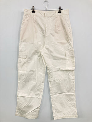 ZARA/ザラ/カーゴパンツ/パンツ/ホワイト/EUR L/USA L/MEX 30