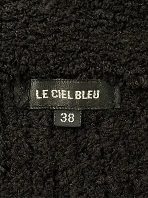 LE CIEL BLEU/ルシェルブルー/ニット/セーター/トップス/ブラック/38