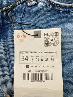 ZARA/ザラ/デニムパンツ/パンツ/ブルー/EUR 34/USA 2/MEX 24