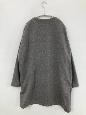 jantzen/ジャンセン/ノーカラーコート/ジャケット/アウター/グレー/LL