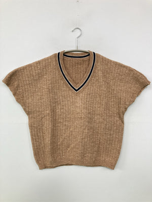 Tシャツ/カットソー/トップス/ブラウン