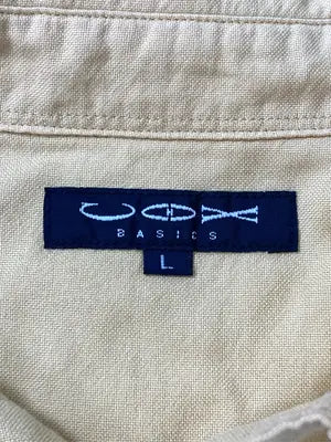 COX BASICS/シャツ/ブラウス/トップス/イエロー/L