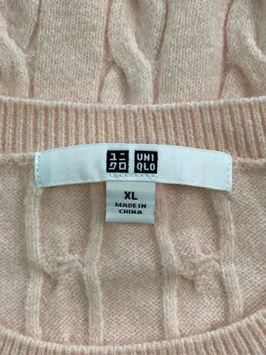 UNIQLO/ユニクロ/ニット/セーター/トップス/ピンク/XL