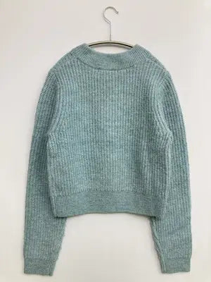 MOUSSY/マウジー/ニット/セーター/トップス/スカイブルー/F