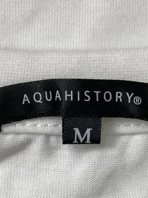 AQUAHISTORY/Tシャツ/カットソー/トップス/ホワイト/M