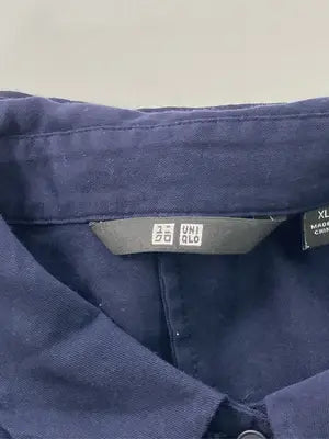 UNIQLO/ユニクロ/シャツ/ブラウス/トップス/ネイビー/XL