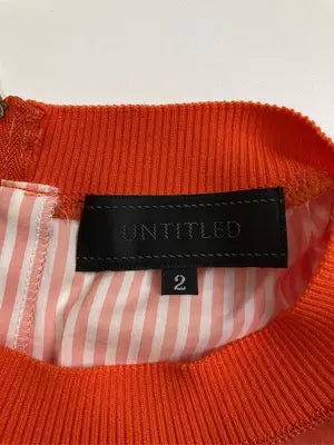 UNTITLED/アンタイトル/Tシャツ/カットソー/トップス/レッド/2