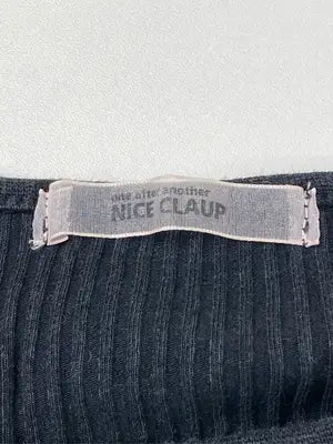 NICE CLAUP/ナイスクラップ/Tシャツ/カットソー/トップス/ブラック/F