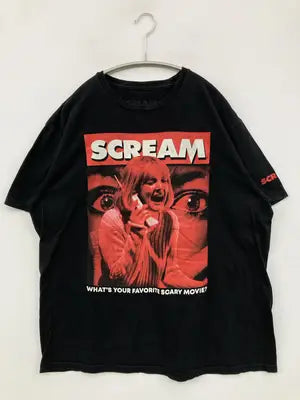 SCREAM/Tシャツ/カットソー/トップス/ブラック/L