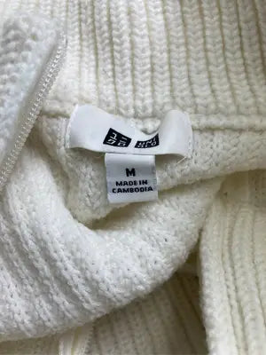 UNIQLO/ユニクロ/ニット/セーター/トップス/ホワイト/M