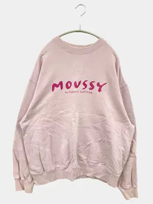 MOUSSY/マウジー/スウェット/トップス/ピンク/F