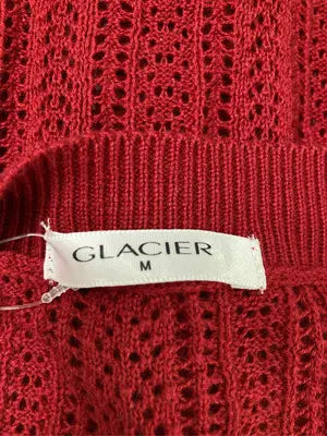GLACIER/グラシア/カーディガン/ボレロ/トップス/レッド/M
