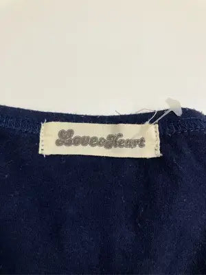 Love&Heart/Tシャツ/カットソー/トップス/ネイビー/L