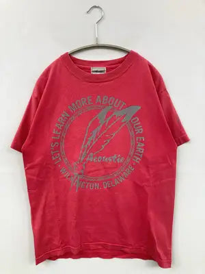 acoustic/Tシャツ/カットソー/トップス/レッド/M